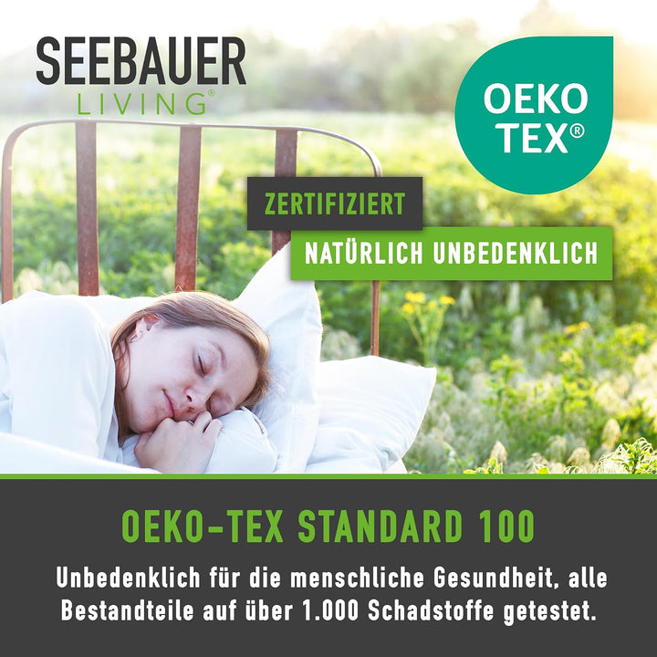 SEEBAUER Living Matratzenschoner Filzschoner für Lattenrost (120 x 220 cm) Matratzenunterlage Antiru