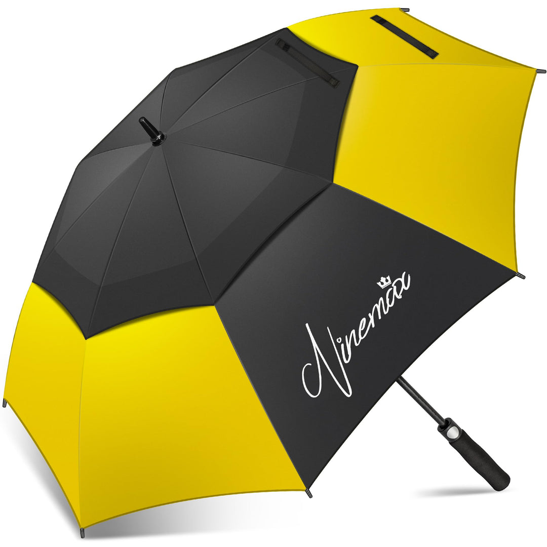 NINEMAX Golfschirm Gross Golf Regenschirm 62/68 Inch sturmfest Automatik Öffnen mit String Golf Rege