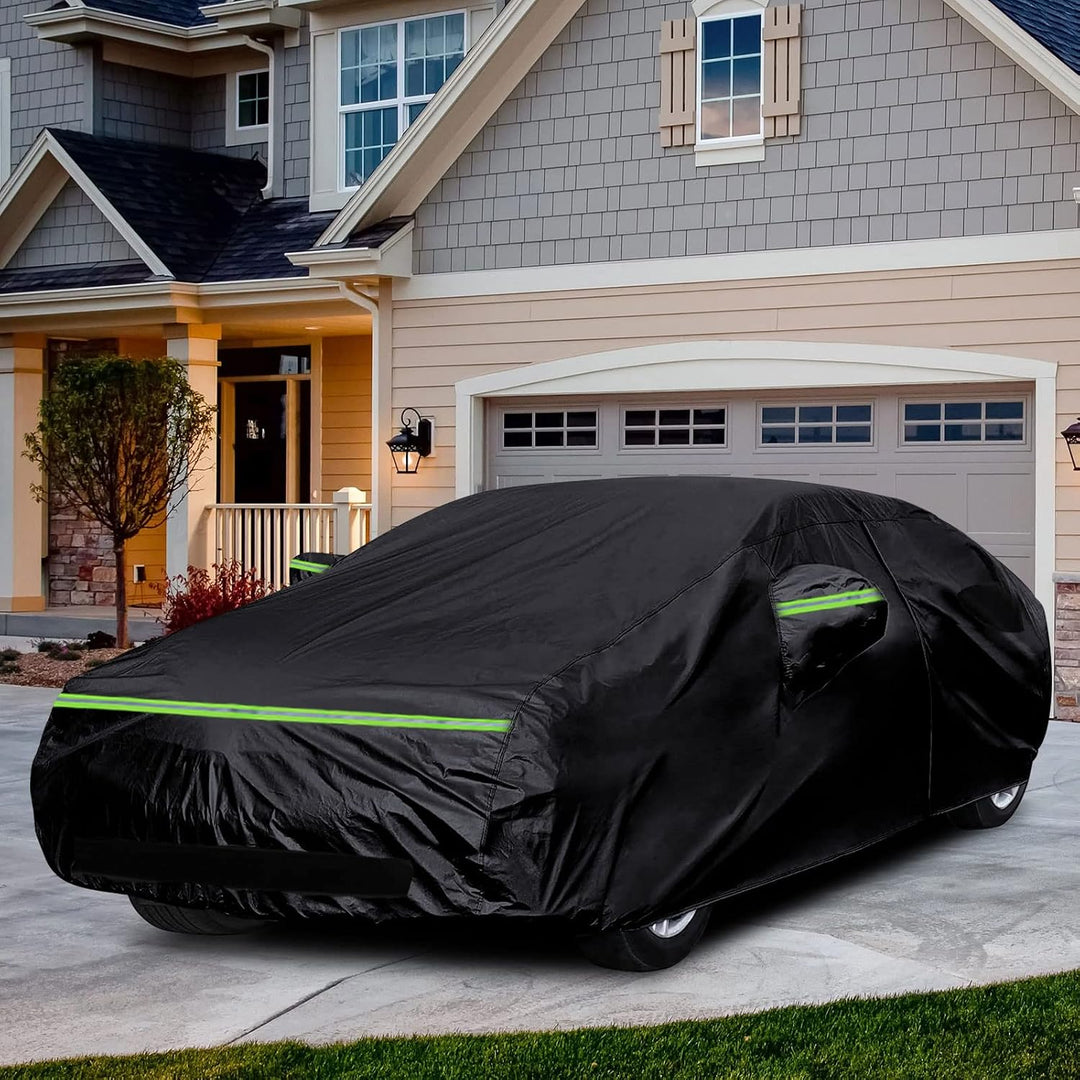 Autoabdeckung Wasserdicht für Tesla Model Y 2020–2022, Atmungsaktiv Vollgarage Abdeckplane für Regen