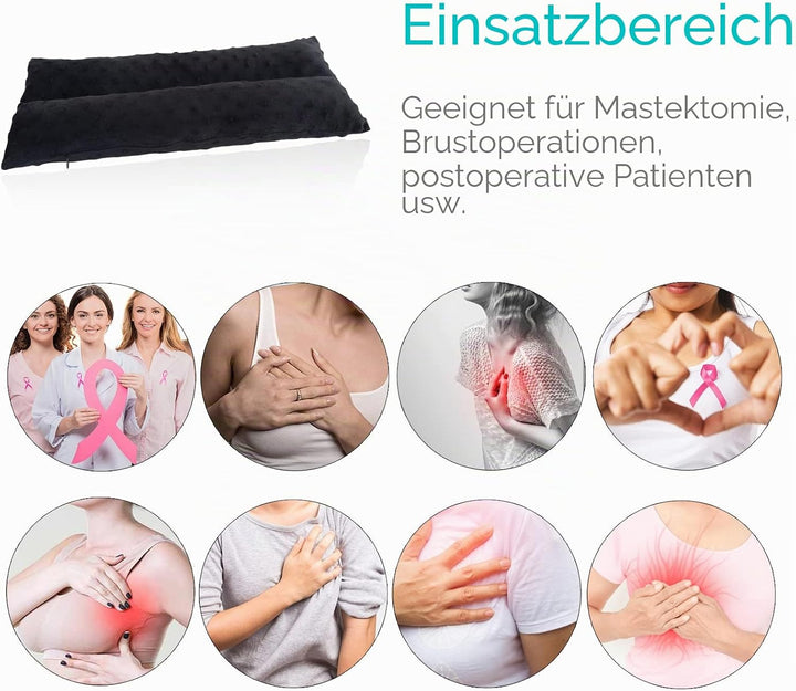 HapiPoppy Mastektomie Operation Kissen Brustkrebs Post-Surgery Sicherheitsgurt Kissen Herz Bypass He