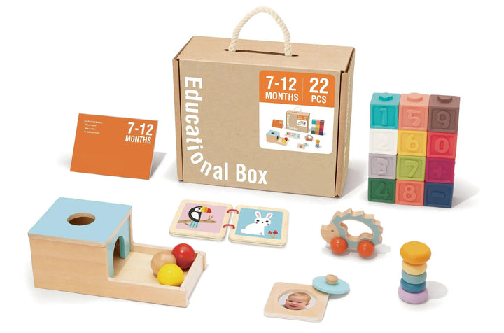Tooky Toy Hölzerne pädagogische Box