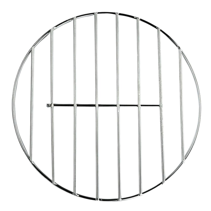 Grillrost, runder Drahtgitter, 48 cm, Edelstahl-Konstruktion und hitzebeständiges Design, Grillgitte