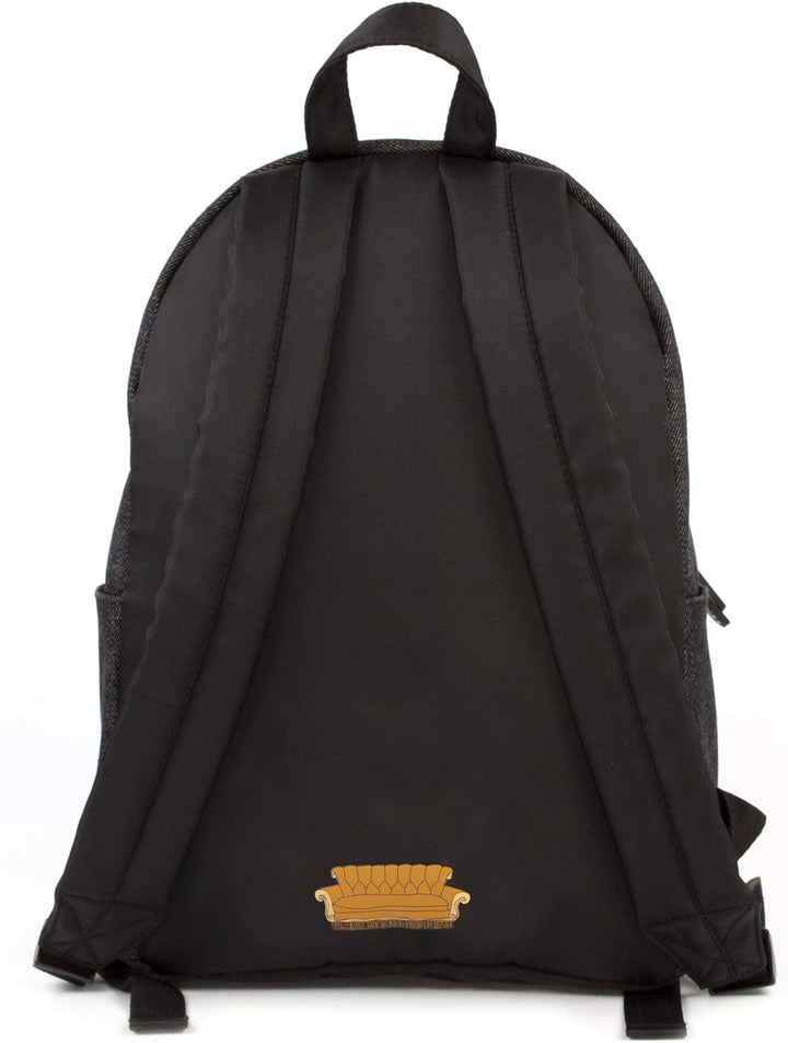 Freunde Kinder Rucksack Central Perk Logo für Mädchen und Jungen Schwarze Reissve Einheitsgrösse