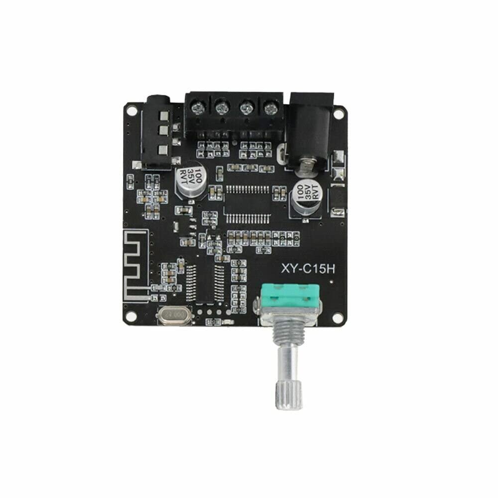 DollaTek 20Wx2 Stereo Bluetooth Digital Power Amplifier Board Modul Dual Channel 360° Stufenloses Tu