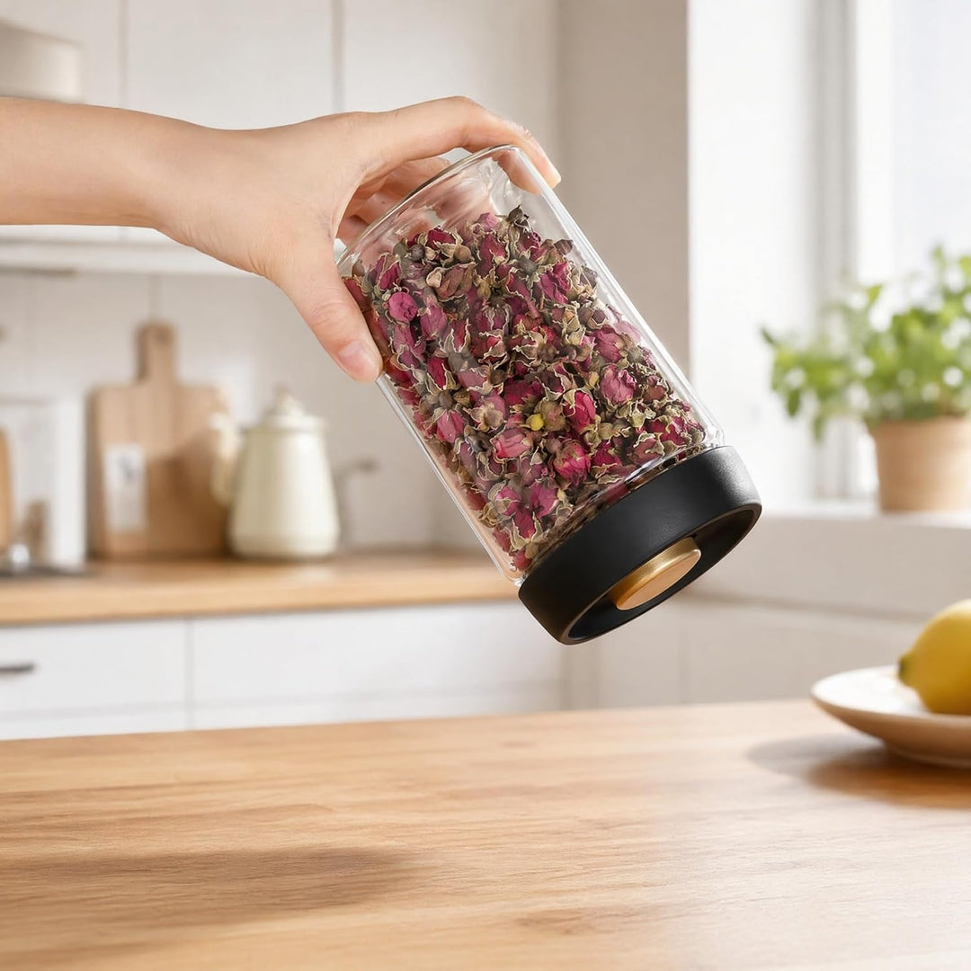 2 Stück Kaffeedose Luftdicht, 1200 ml Vakuum Kaffeedose Kaffeebehälter