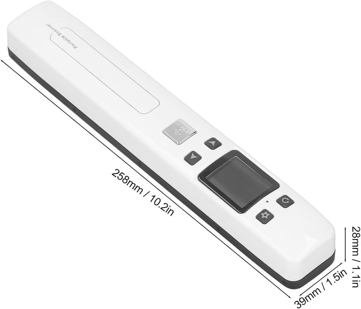 Mobiler Fotoscanner mit 1050 DPI für A4-Dokumente Im JPG-PDF-Format, Tragbarer Dokumentenscanner, US