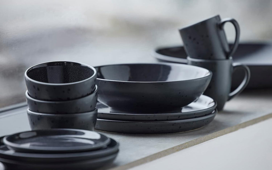BITZ Schalenset Dia 12 x 6 cm 4 Stck Galaxy Black