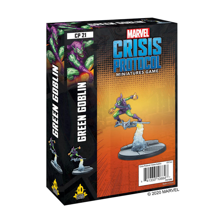 Atomic Mass Games , Marvel Crisis Protocol: Character Pack: Green Goblin, Miniatures Game, Ages 10+,