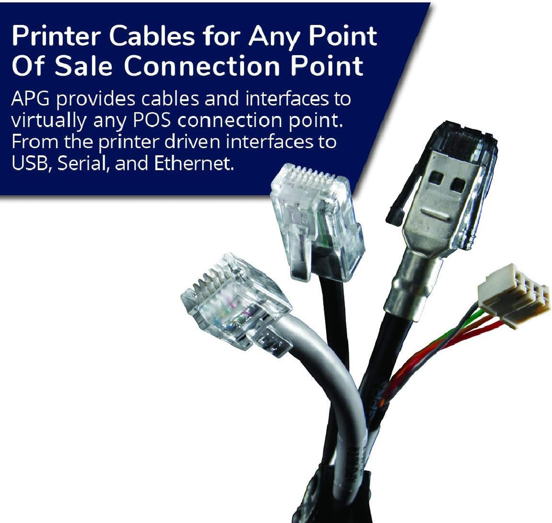APG Cash Drawer Printer Cable for Epson TP Gold