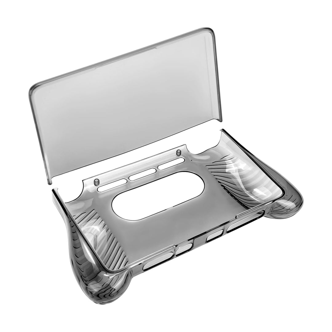 BOXOB Silikon Hülle für Ayn Thor Handheld (Transparent Schwarz)