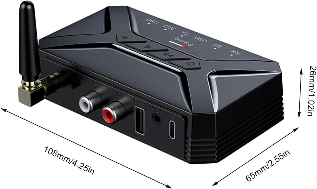 Stereo-Receiver mit | Audio-Adapter für HD-Heimstereo-Musik-Streaming-Soundsystem - für Heimmusik-St