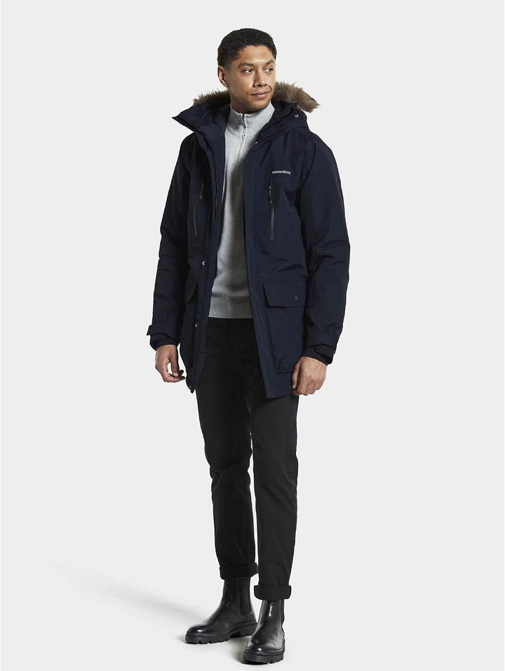 Didriksons Herren Winterjacke FREDRIK PARKA Einheitsgrösse Dunkelblau, Einheitsgrösse Dunkelblau