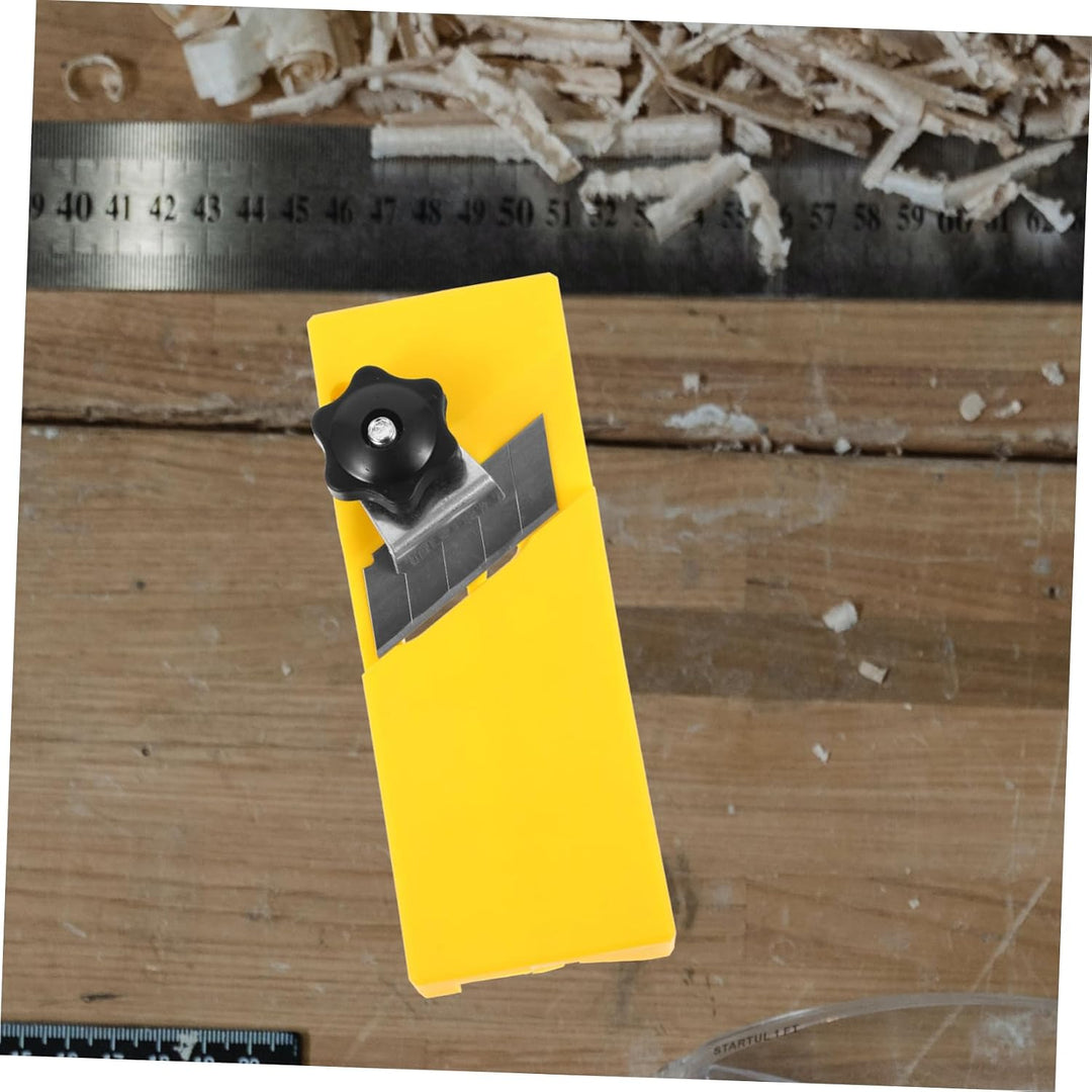 SHINEOFI Handhobel aus Abs Kunststoff Gelb mit Präziser Schnittführung und Robustem Design Manueller