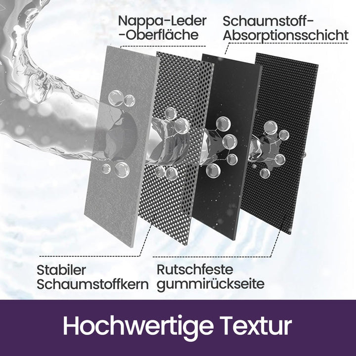 DEXI Badematte rutschfest 43 x 80 cm, Super Absorbierende Badezimmerteppich, schnelltrocknende Badvo