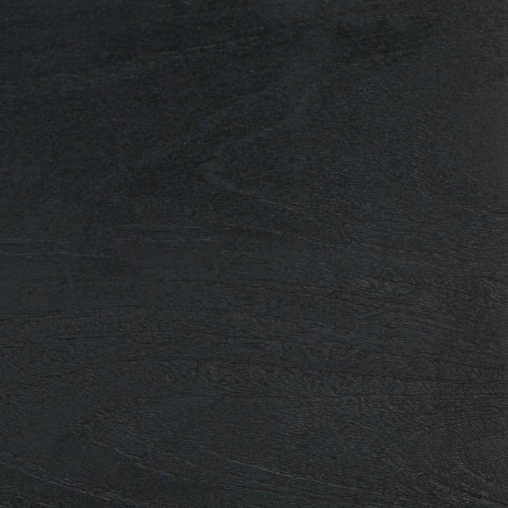 Highboard Schwarz 40x33x110 cm Holzwerkstoff mit Metallfüssen und Griffen, Stauraum Sideboard mit Sc