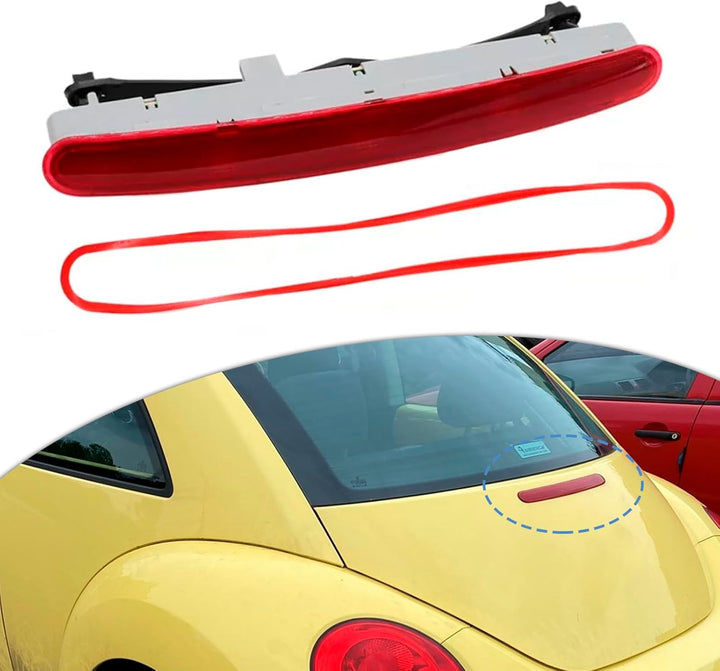 Topteng Taillight Third Brake Light Red Brake Light 1C0945097E passend für VW Beetle 1998-2010