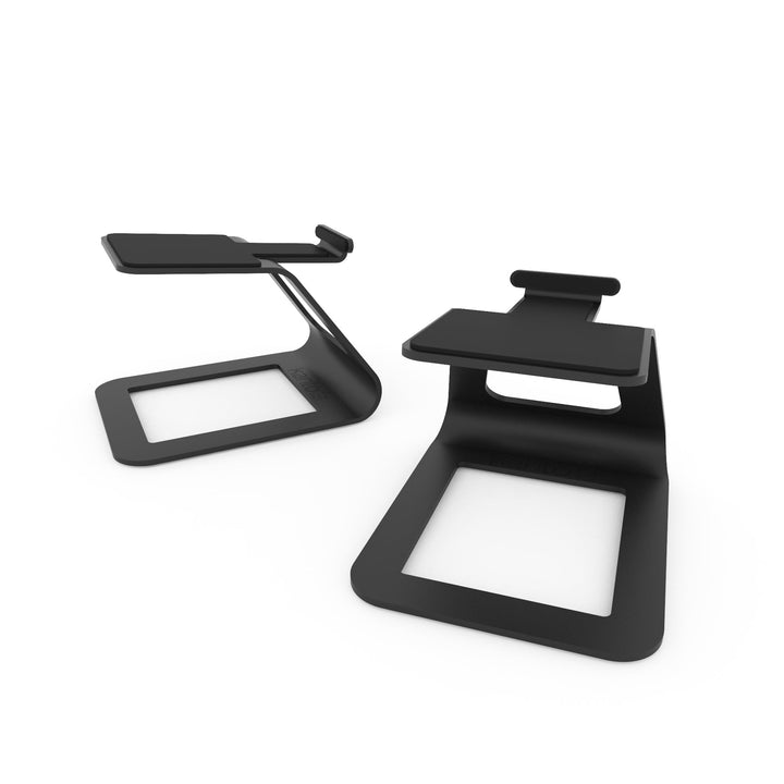 Kanto SE2 Elevated Desktop Speaker Stands for Small Speakers | Black | Pair Schwarz, Schwarz