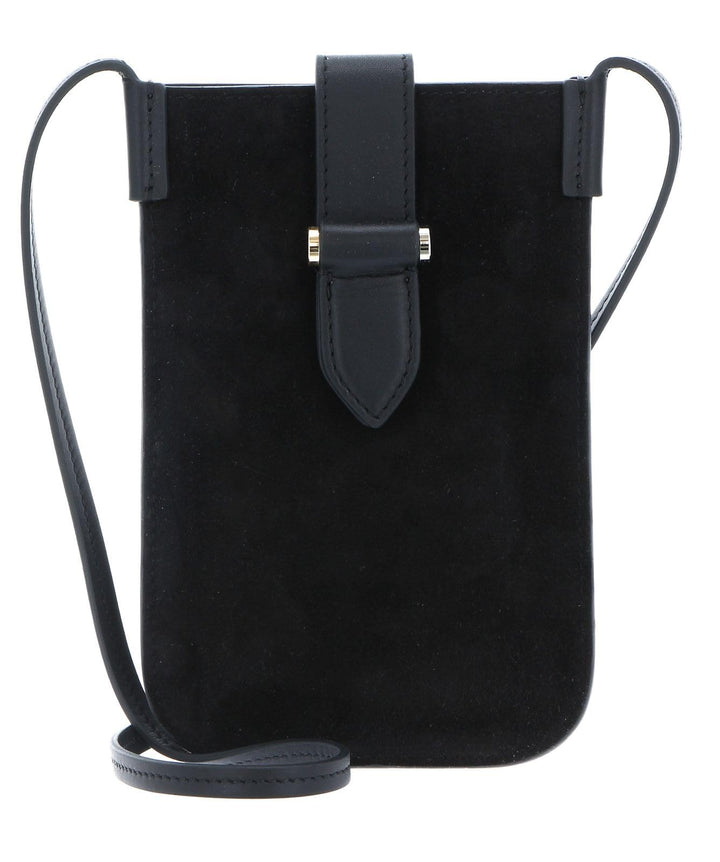 DECADENT Fiona Mobile Bag Suede Black