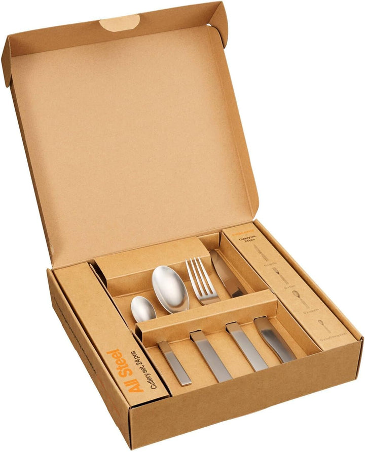 All Steel main cutlery gift box 24set