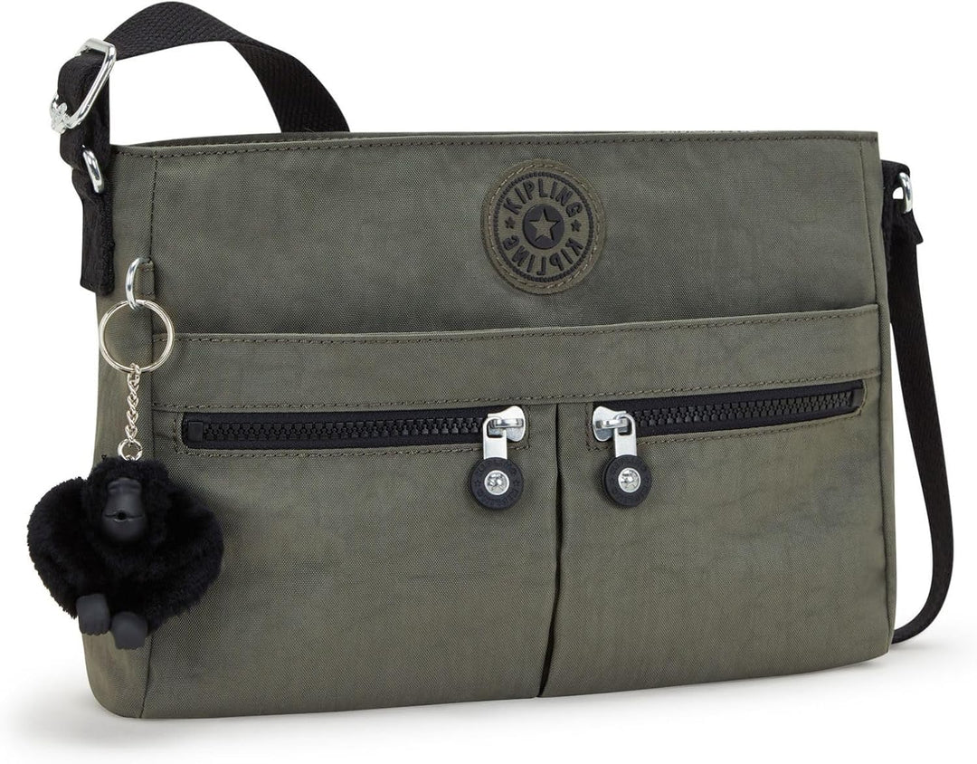Kipling New Angie Kleine Umhängetasche Green Moss, Green Moss
