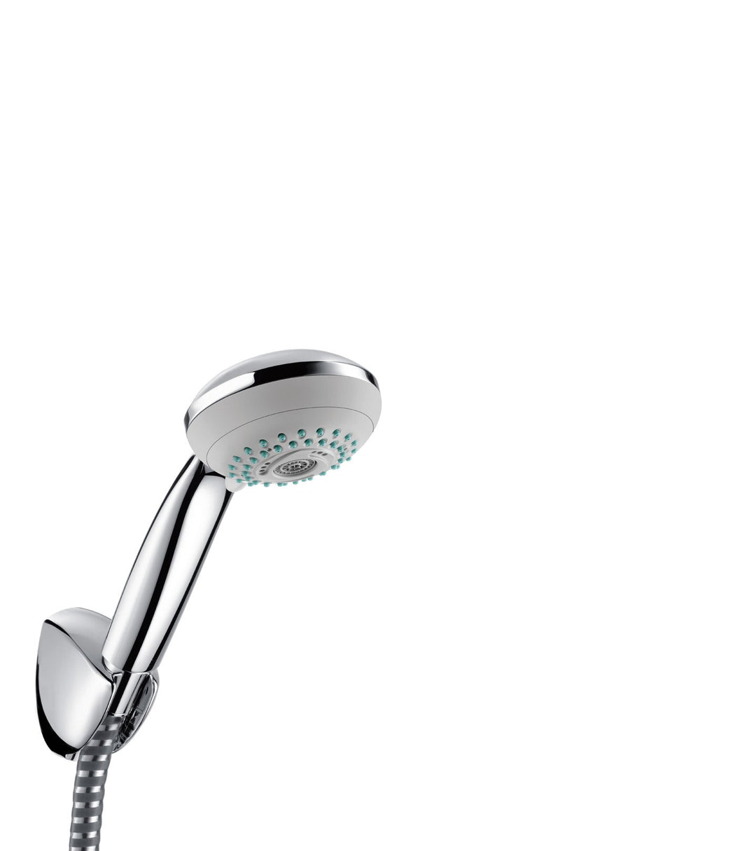 hansgrohe Crometta 85 Duschkopf, inkl. Duschkopfhalter, 3 Strahlarten, Chrom 3 Strahlarten Set mit B