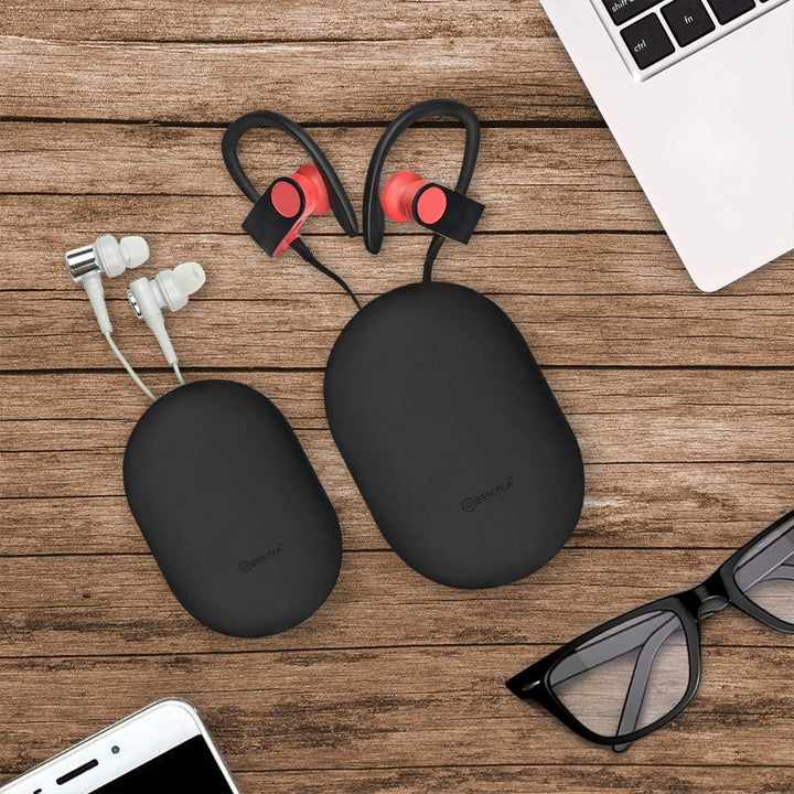 Geekria 2 Stück Silikon-Schutzhülle für Ohrhörer, für PowerBeats, Jabra Sport Pace, Jaybird X3, X2,
