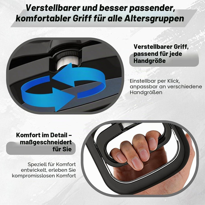 Digitaler Handkraftmessgerät, 180KG Grip Strength Tester, Hand Dynamometer, Elektronischer Griffkraf
