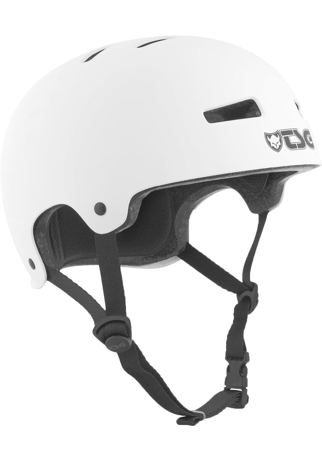 TSG Helm Evolution Solid Color L-XL weiss (satin white), L-XL weiss (satin white)
