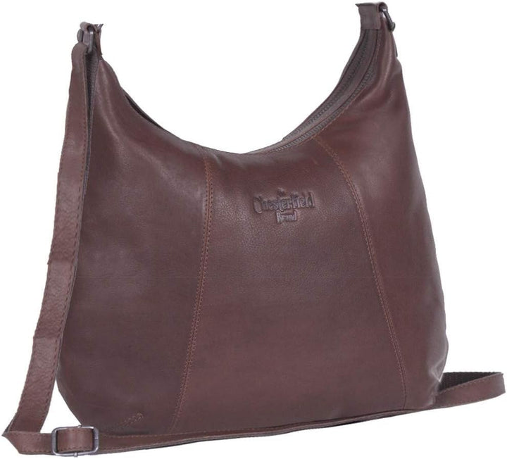 The Chesterfield Brand Jolie - Schultertasche Leder 31 cm Brown, Brown
