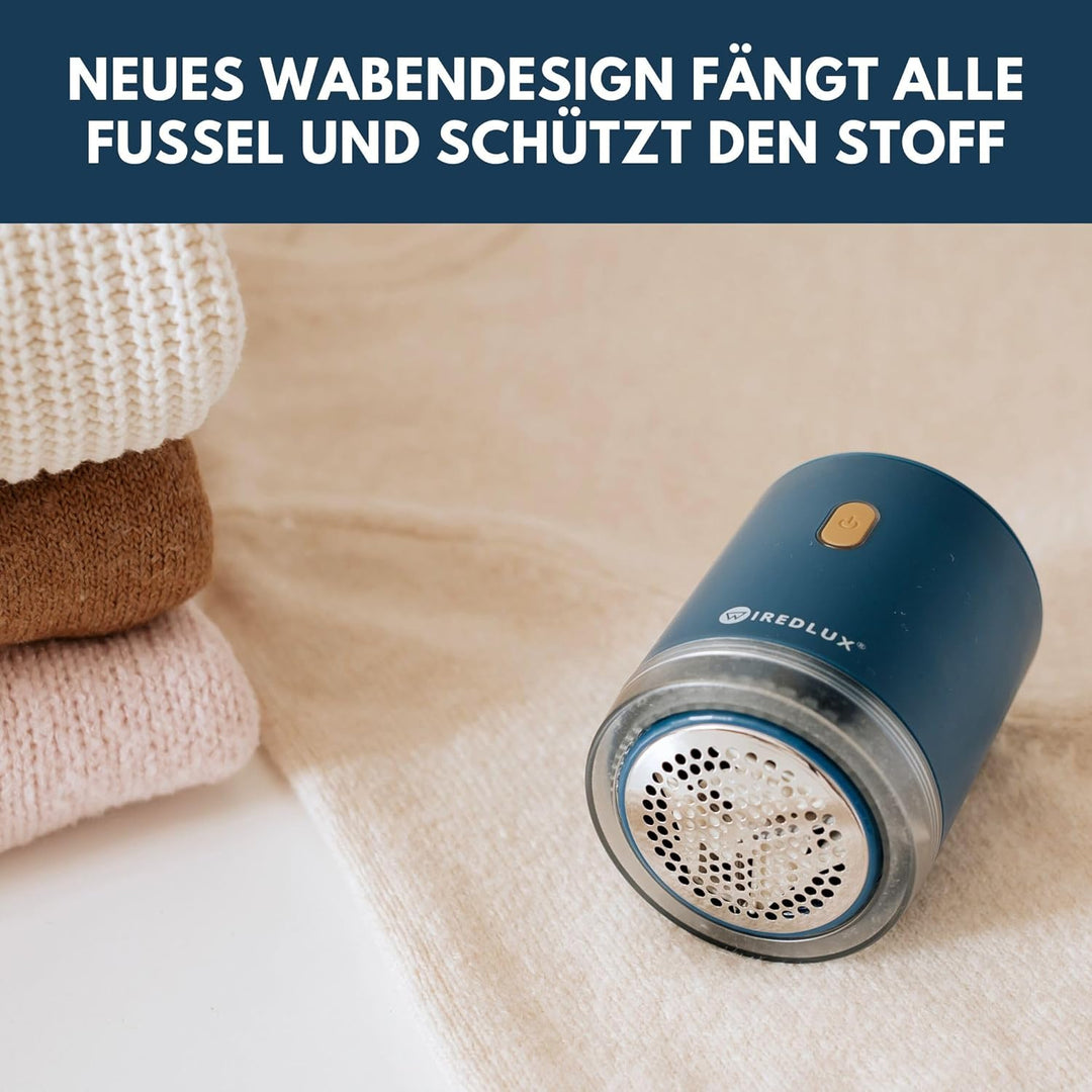 Fusselrasierer elektrisch – Fusselentferner &amp; Entfussler für Kleidung, kompakt &amp; tragbar – wiederauf