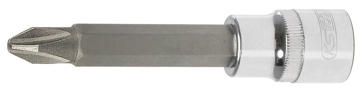 KS Tools 918.1687 1/2" CHROMEplus Bit-Stecknuss, lang, PH3