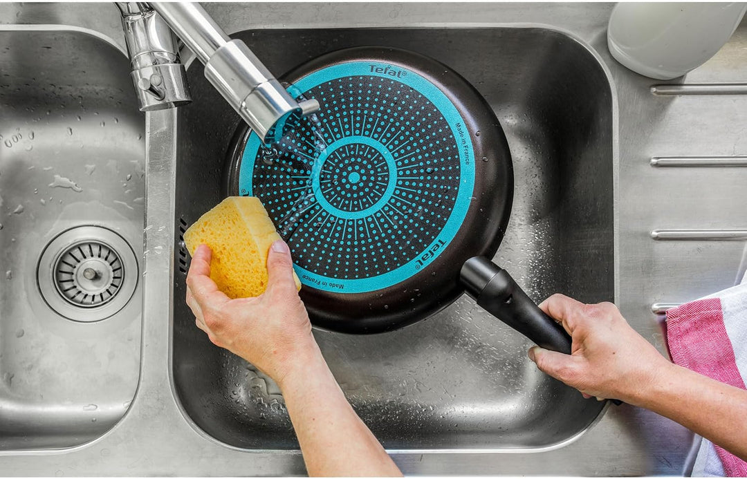 Tefal Easy Cook &amp; Clean Bratpfanne 20 cm, Antihaftbeschichtung, Thermo-Signal Temperaturindikator, S