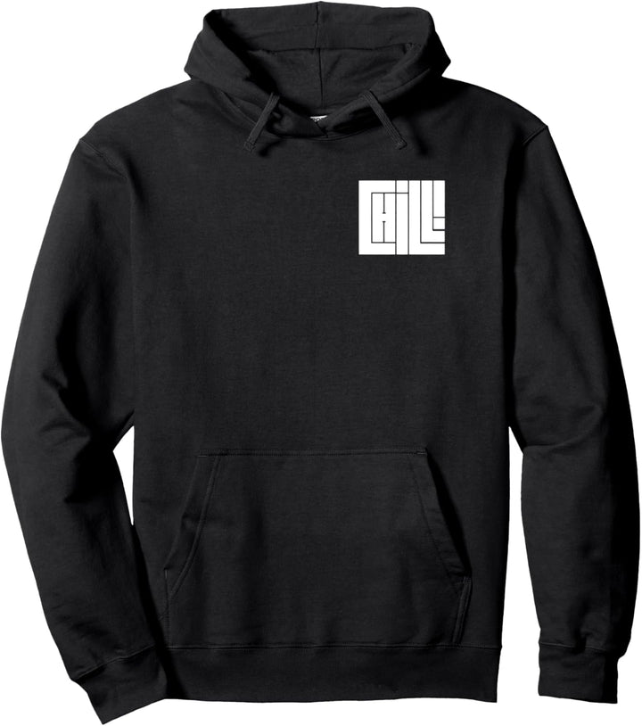 CHILL! - 2021 moderne Typografie Typographie - stylisches Pullover Hoodie