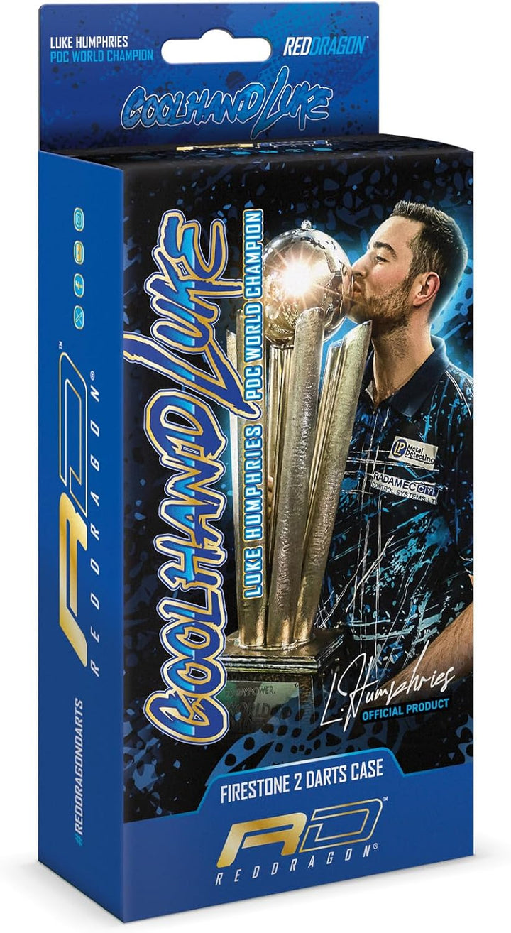 RED DRAGON Luke Humphries World Champion Firestone 2 Dart Case (Dart-Etui)