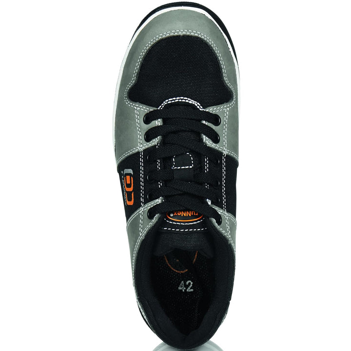 ruNNex 5240–36 Sicherheit Schuhe, Sportstar, DCF-S2, Grösse: 36, Grau/Schwarz 36 EU Grau Schwarz, 36