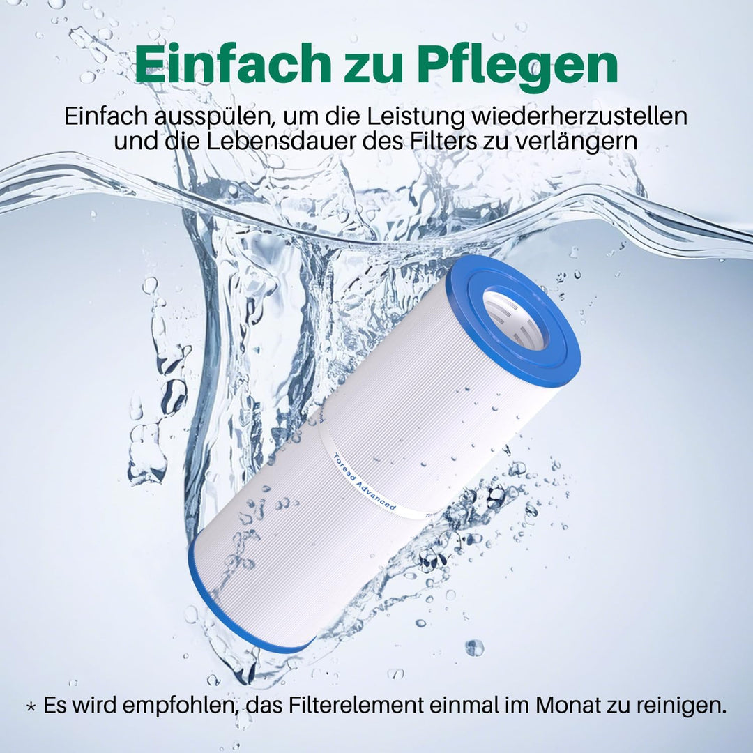 TOREAD PRB50-IN Spa Filter Ersatz für Pleatco PRB50-IN, C-4950, 1 Stück 5 X 13 inch, 5 X 13 inch