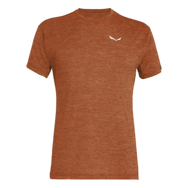 Salewa Puez Melange Dry T-Shirt Herren, XL Bombay Brown Melange