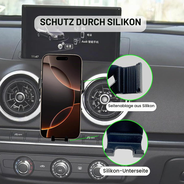 Kfz Handyhalterung Auto für Audi A3 8V 2014–2019 Support de gravité T002, Support de gravité T002