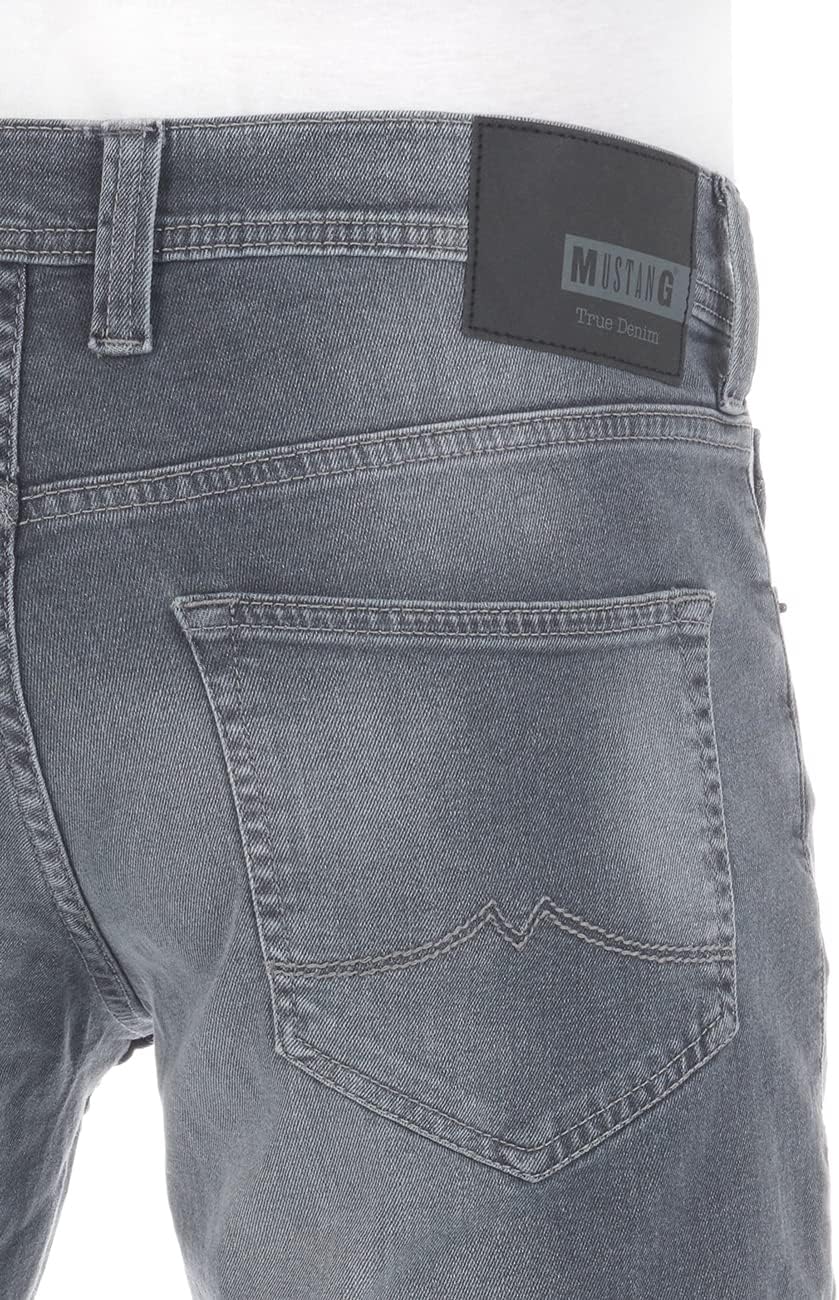 MUSTANG Herren Jeans Hose Oregon Tapered 30W / 32L Light Grey Denim (1009375-313), 30W / 32L Light G