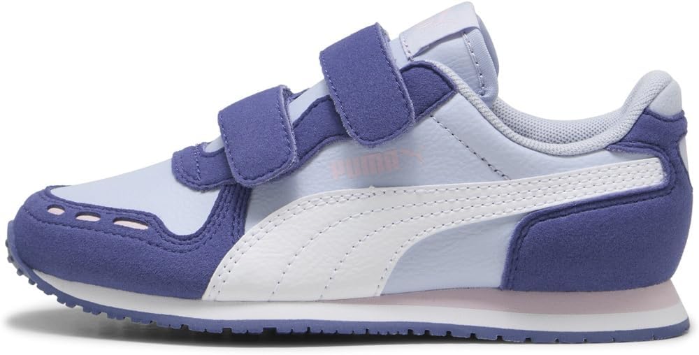 PUMA Unisex Kinder Cabana Racer Sl 20 V Ps Sneaker 28 EU Cool Weather Puma White Blue Crystal Rose M
