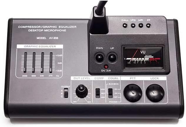 AVAIR AV-908 Desktop-Mikrofon (mit Equalizer)
