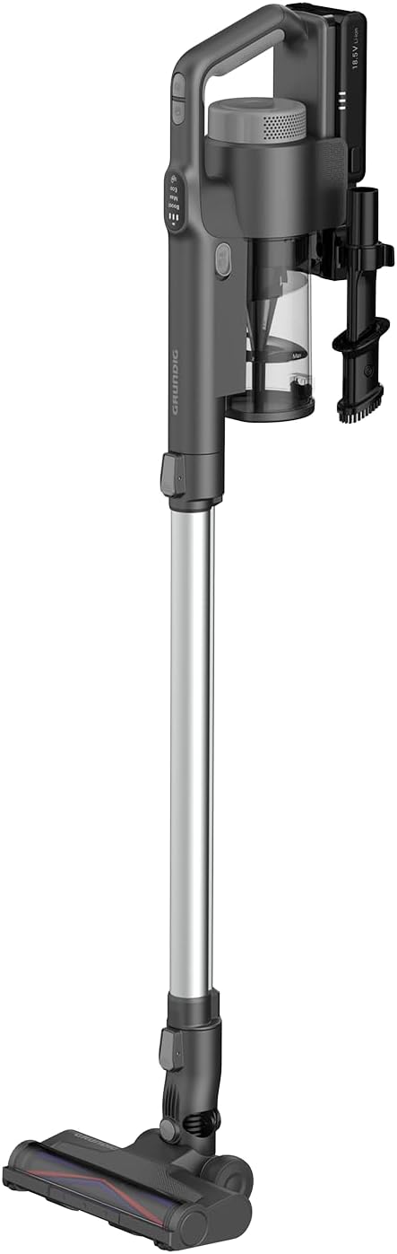 GRUNDIG VCP 3631 Akku-Staubsauger kabellos – 2-in-1 Stiel- &amp; Handstaubsauger, bis zu 40 Min Laufzeit