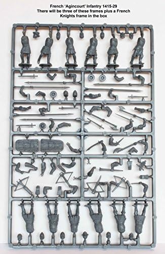 Perry Miniatures - Agincourt French Infantry 1415-29 (42) (28mm scale) AO50
