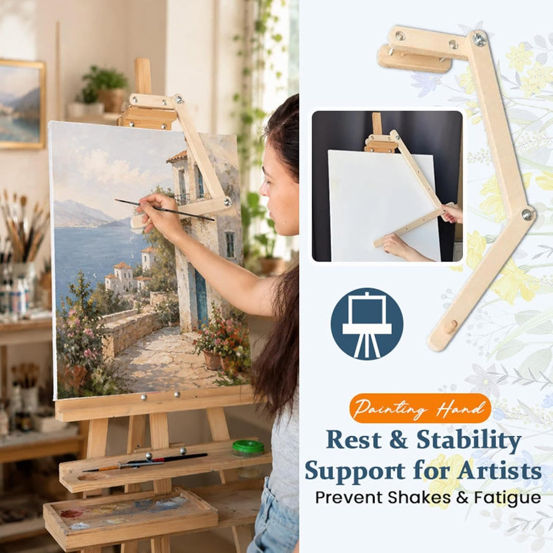 Artist Hand Rest, Adjustable Painting Bridge, Drawing Support | Art Creation Arm Stand, Canvas Wrist
