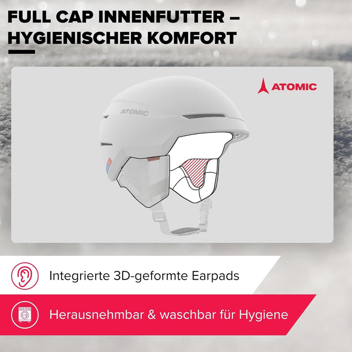 ATOMIC Revent Skihelm - Unisex für Erwachsene - Individuelle Passform für präzisen Sitz - Überlegene