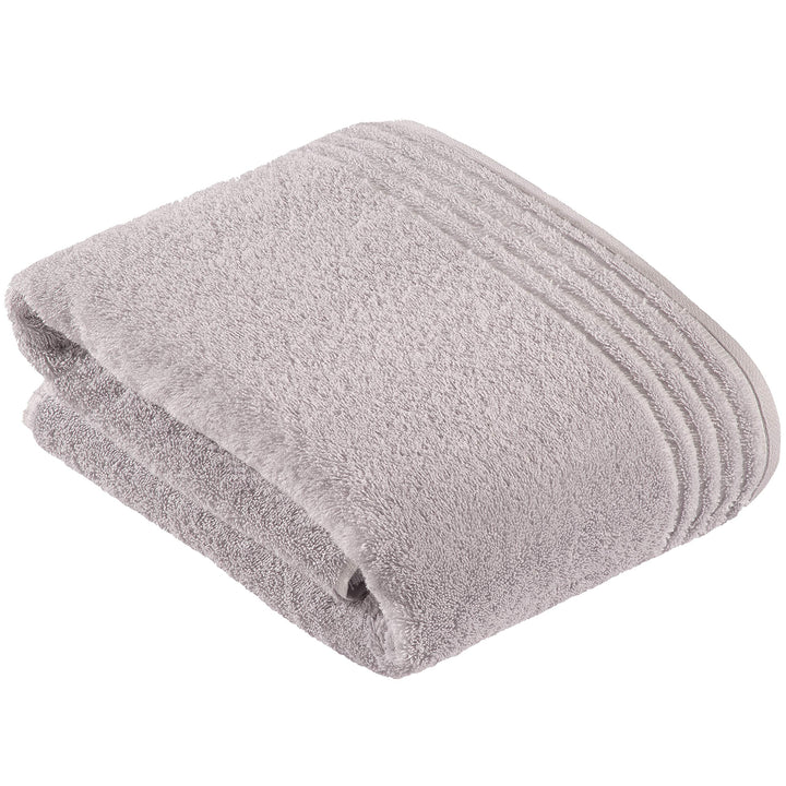 Vossen Vienna Style Supersoft Badetuch 100 x 150 cm Light Grey, Badetuch 100 x 150 cm Light Grey