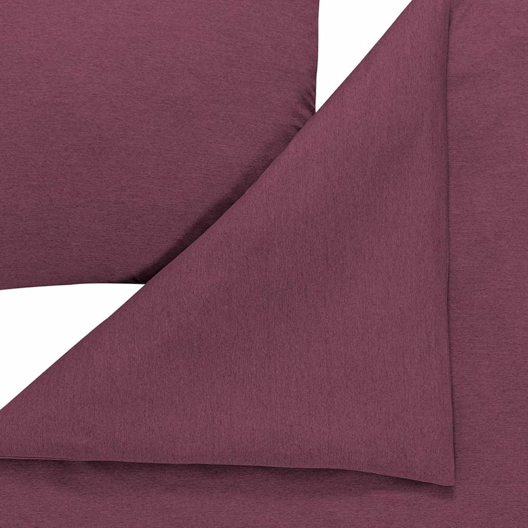 ESTELLA Bettwäsche Takoma - Mako Interlock Jersey (Mauve 065, 1 x 80x80 + 1 x 155x220 cm)