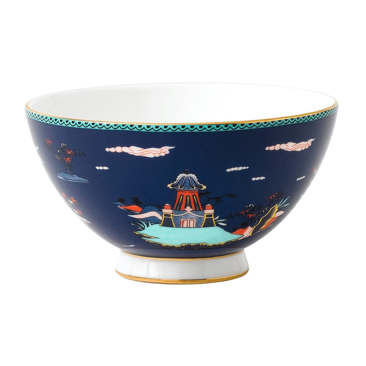 Wedgwood Wonderlust Bowl 4.3" Blue Pagoda Blaue Pagode, Blaue Pagode