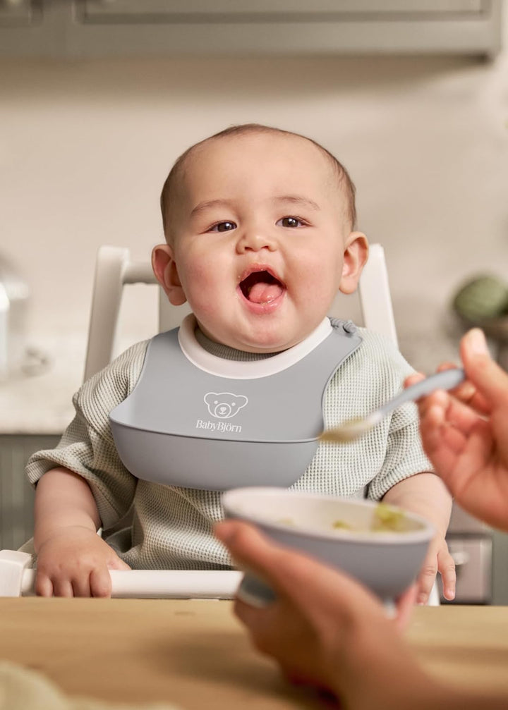 BabyBjörn Kindergeschirr, 3 Teile, Grau, Grau