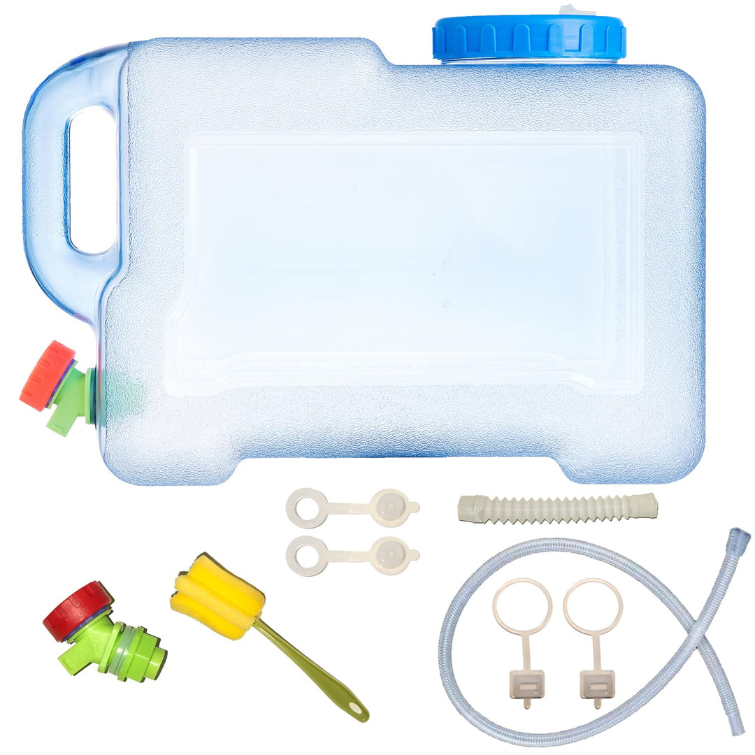 Sparkstarses Wasserbehälter mit Hahn, 5-22L Kunststoff Wasserkanister, BPA-frei Camping Wasserkanist
